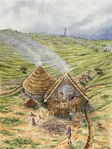 Brean Down, c3200-600 BC, (c1990-2010). Artist: Peter Dunn