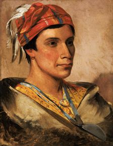 Bread, Chief of the Tribe, 1831. Creator: George Catlin