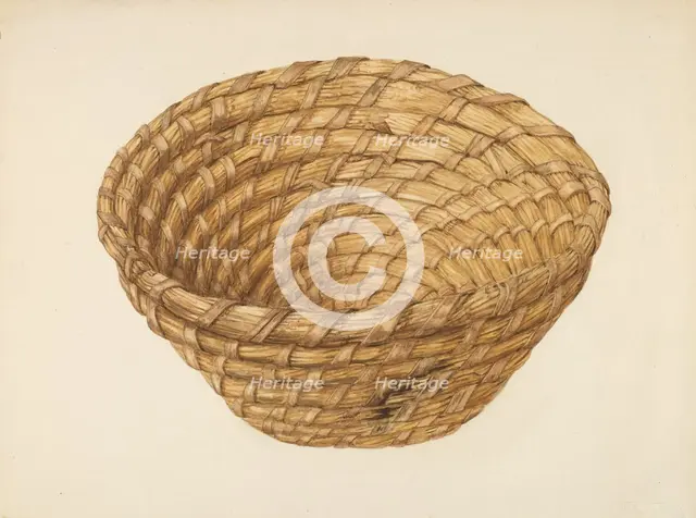 Bread Basket, c. 1938. Creator: Alfonso Moreno.