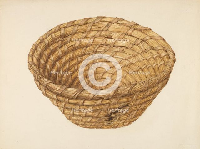 Bread Basket, c. 1938. Creator: Alfonso Moreno.