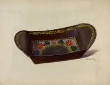 Bread or Apple Tray, 1936. Creator: Eugene Shellady