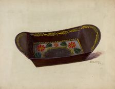 Bread or Apple Tray, 1936. Creator: Eugene Shellady