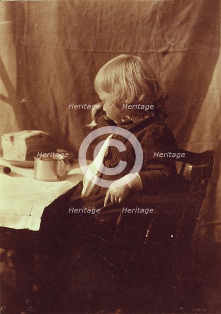 Bread & milk, 1894. Creator: Frances S. Allen.