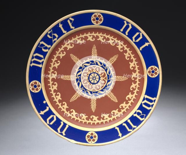 Bread Plate, c. 1850. Creator: Augustus Welby Northmore Pugin (British, 1812-1852).