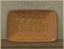 Bread Tray, c. 1936. Creator: John Matulis