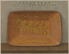 Bread Tray, c. 1936. Creator: John Matulis
