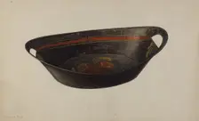 Bread Tray, c. 1938. Creator: Mildred Ford