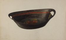 Bread Tray, c. 1938. Creator: Mildred Ford