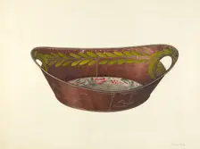 Bread Tray, c. 1941. Creator: Mildred Ford