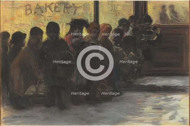 Breadline, 1900. Creator: George Benjamin Luks.