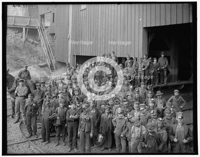 Breaker boys, Woodward coal breakers, Kingston, Pa., between 1890 and 1901. Creator: Unknown.