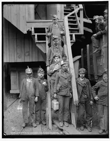 Breaker boys, Woodward Coal Mines, Kingston, Pa., c1900. Creator: Unknown