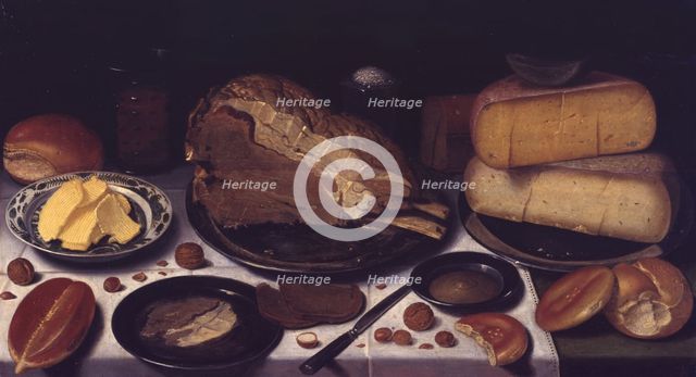 Breakfast, 1615-1620. Artist: Schooten, Floris, van (ca. 1590-after 1655)