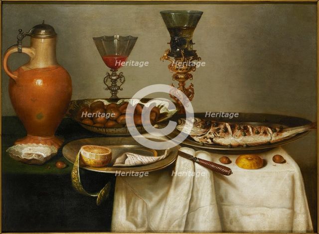 Breakfast, 1638. Creator: Mahu, Cornelis (1613-1689).