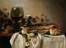 Breakfast 1646. Artist: Pieter Claesz