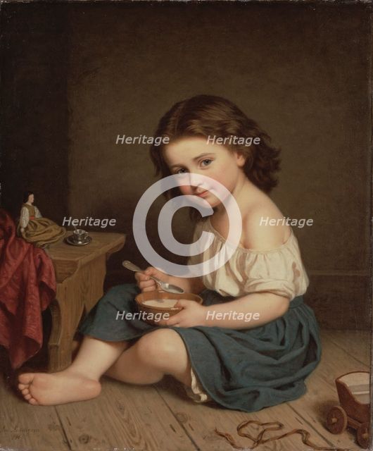 Breakfast, 1866. Creator: Amalia Lindegren.