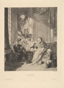 Breakfast, 1897. Creator: Emile Boilvin