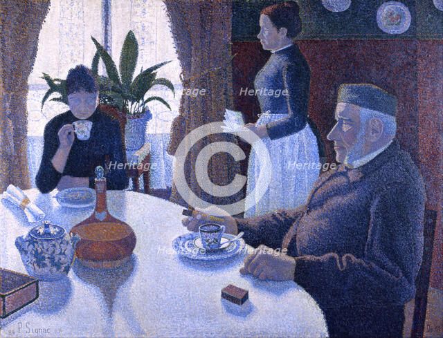 Breakfast. Artist: Signac, Paul (1863-1935)
