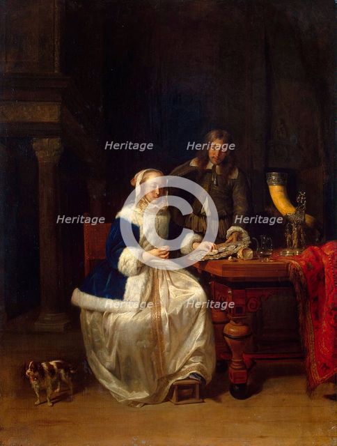 Breakfast', c1660. Creator: Metsu, Gabriel (1629-1667).