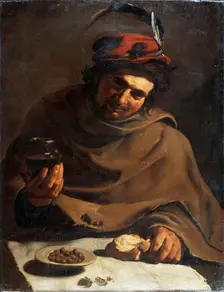 Breakfast early 17th century. Artist: Bartolomeo Manfredi