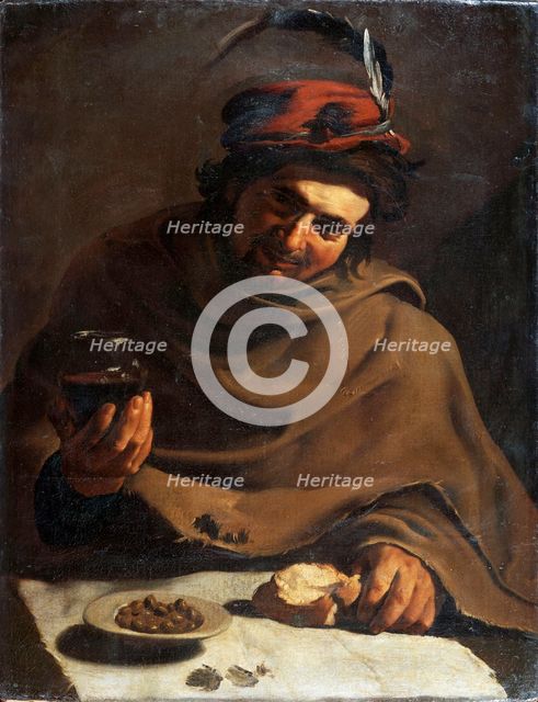 'Breakfast', early 17th century. Artist: Bartolomeo Manfredi