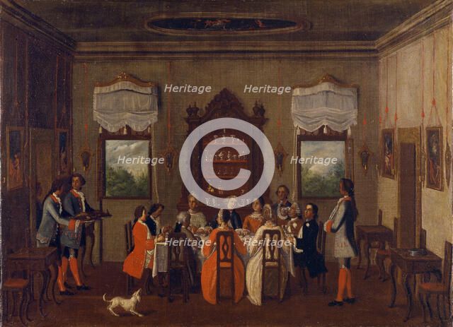 Breakfast in the villa, Between 1760 and 1799.