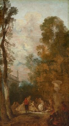 Breakfast in the Park, 1785. Creator: Jean Pierre Norblin