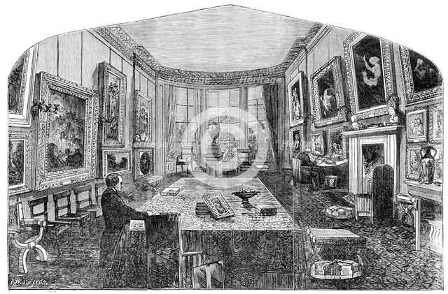 Breakfast-Room in the late Mr. Rogers's Residence, St. James's-Place, 1856.  Creator: Charles William Sheeres.