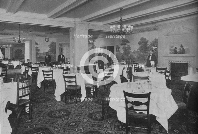 Breakfast Room, Roosevelt Hotel, New York City, 1924. Artist: Unknown.