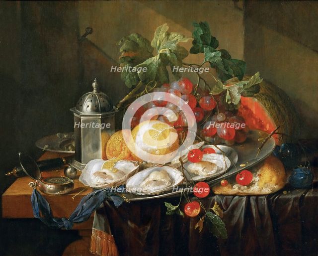 Breakfast still life, 1660-1670.