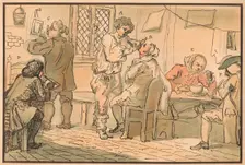 Breakfast scene from The Five Days Peregrination 1732. Artist: William Hogarth