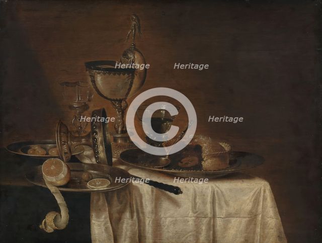 Breakfast Table, Mid 17th century. Creator: Maerten Boelema de Stomme.