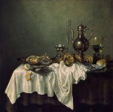 Breakfast with a Crab, 1648. Creator: Willem Claesz. Heda