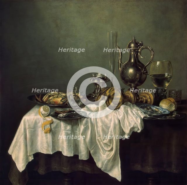 Breakfast with a Crab, 1648. Creator: Willem Claesz. Heda.