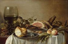 Breakfast with Ham, 1647. Creator: Pieter Claesz