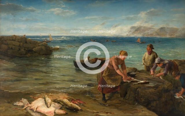 Breakfasts For The Porth, 1907. Creator: James Clarke Hook.