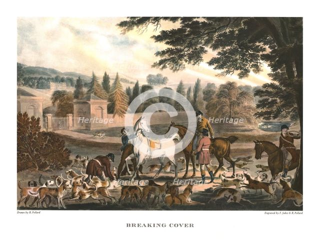 'Breaking Cover', late 18th-early 19th century, (c1955).  Creator: Unknown.