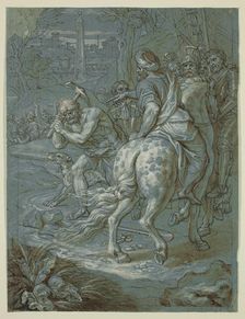 Breaking Ground for the Erection of the Cross, c1680. Creator: Michel Ange Corneille