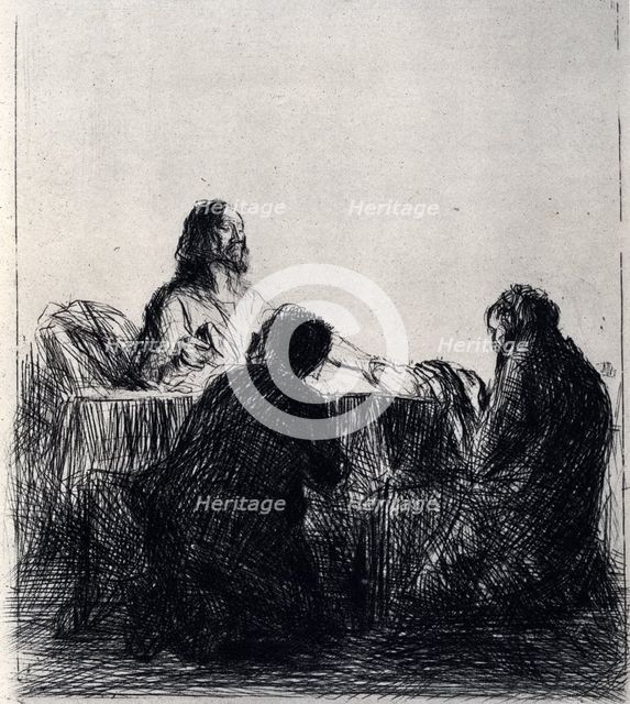 'Breaking of the Bread', 1925.Artist: Jean Louis Forain