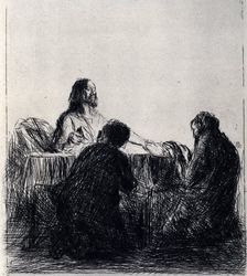 Breaking of the Bread 1925.Artist: Jean Louis Forain