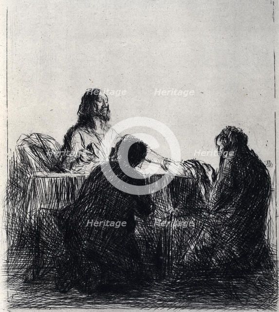 'Breaking of the Bread', 1925.Artist: Jean Louis Forain