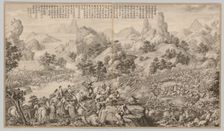 Breaking Through the Siege at Hesui: from Battle Scenes of the Quelling of Rebellions..., c. 1765-17 Creator: Giuseppe Castiglione (Italian, 1688-1766)