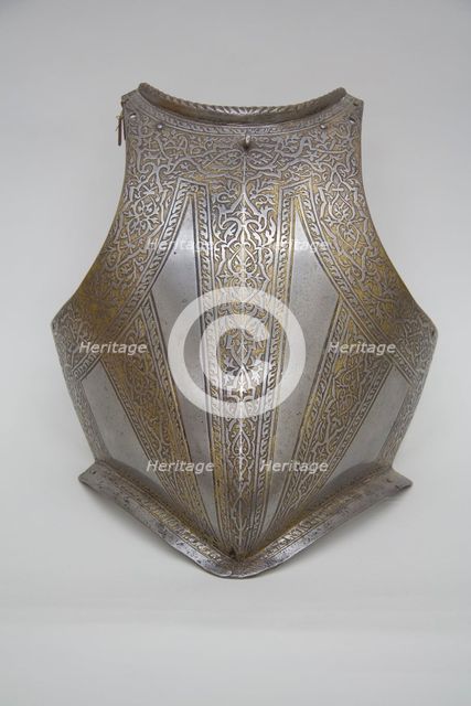 Breastplate from an armour of Francesco Maria II della Rovere...Italian, probably Milan, ca. 1570. Creator: Unknown.