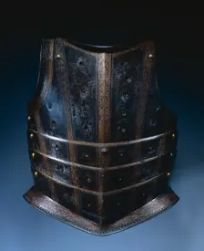 Breastplate from Hussar's Cuirass, c. 1580. Creator: Unknown