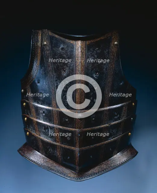 Breastplate from Hussar's Cuirass, c. 1580. Creator: Unknown.