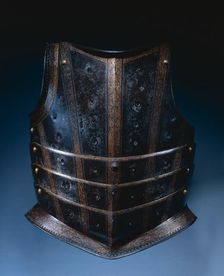 Breastplate from Hussar's Cuirass, c. 1580. Creator: Unknown