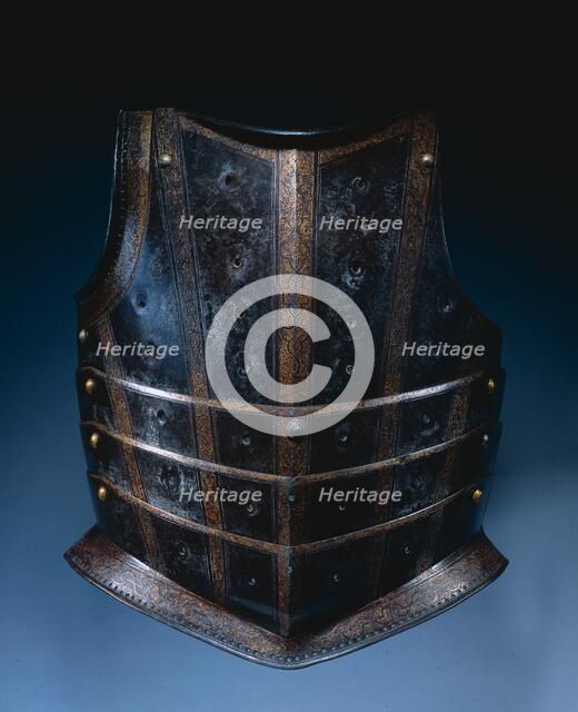 Breastplate from Hussar's Cuirass, c. 1580. Creator: Unknown.