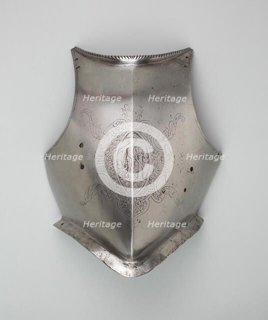 Breastplate, Italy, c. 1580/90. Creator: Unknown.