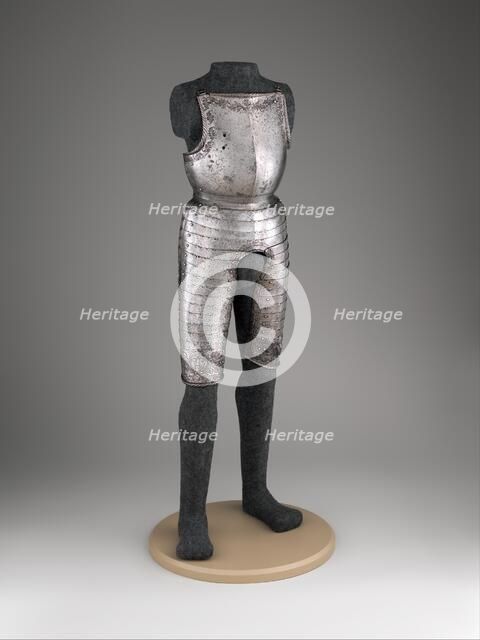 Breastplate with Tassets, German, Augsburg, ca. 1530. Creator: Unknown.