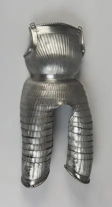 Breastplate with Tassets (Thigh Defenses), Germany, 1520-30 with some modern restoration. Creator: Unknown